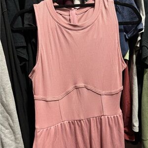 Cider Ribbed Mauve jumpsuit